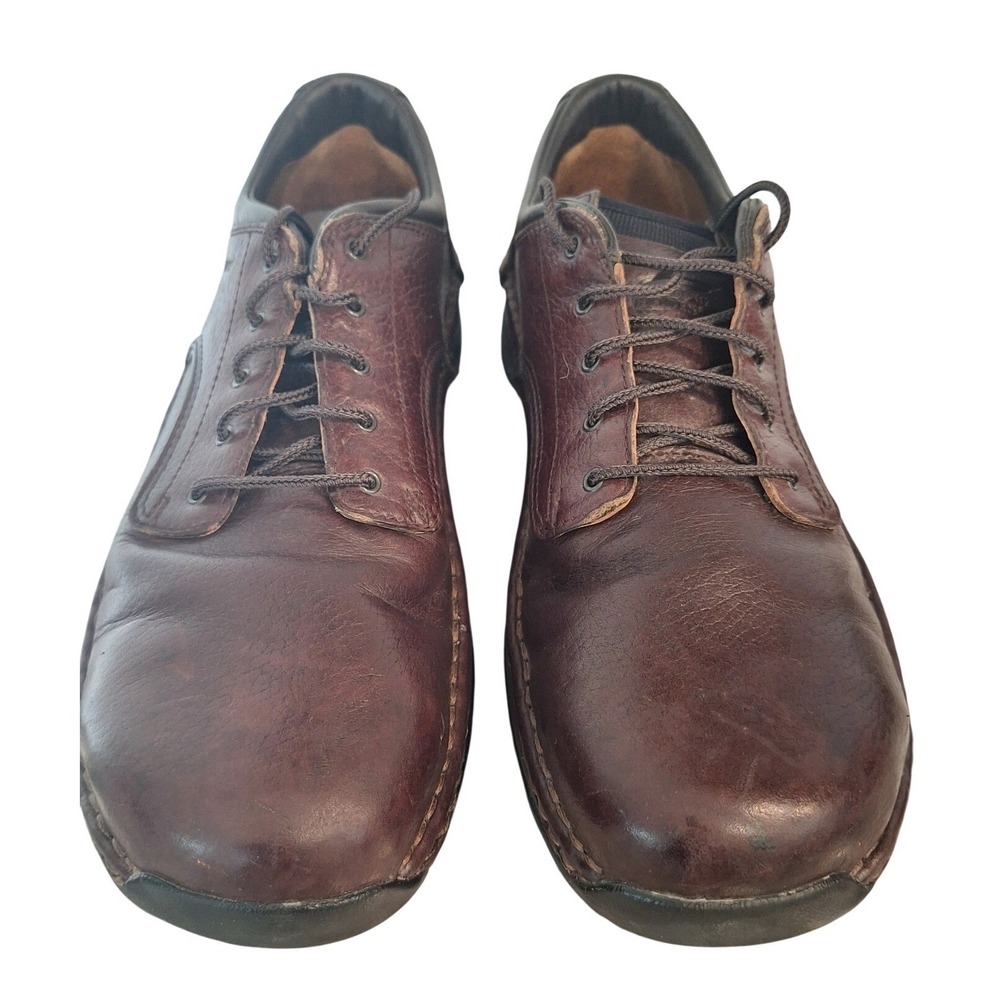 Men's Red Wing  Aluminum Toe Brown Leather Oxfords Shoes 9